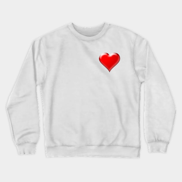 HEART Crewneck Sweatshirt by DESIGNSBY101